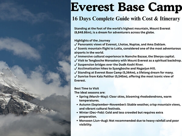 Everest Base Camp 16 Days